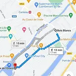 Bateau Peniche - Euratechnologie * ليل