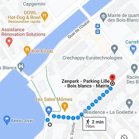Bateau Peniche - Euratechnologie * ليل